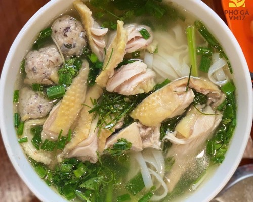 17.Chicken Pho with Meatballs