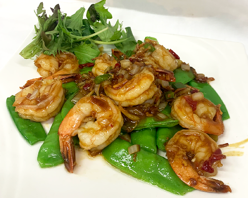 King Prawn with XO Chilli Sauce XO酱炒凤尾虾