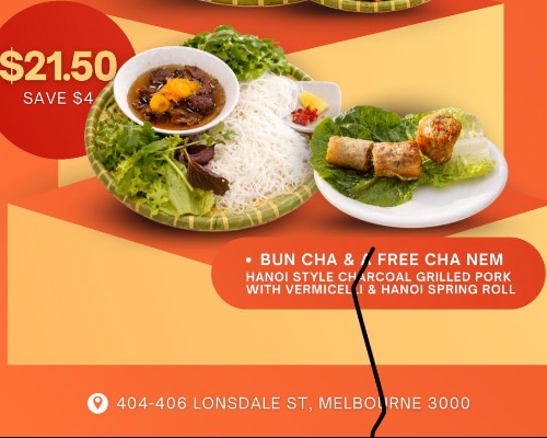 Charcoal Grilled Pork Vermicelli Special