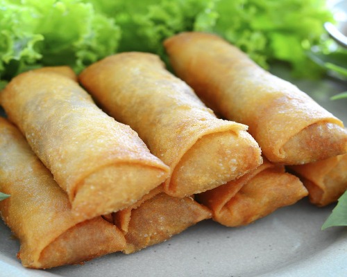 E1.Chicken&Prawn Rolls