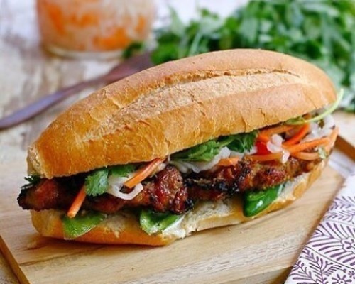 Lemongrass Pork Banh Mi (VG)