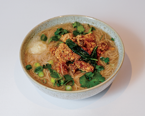 Popcorn Chicken Noodles 鹹酥雞麵線