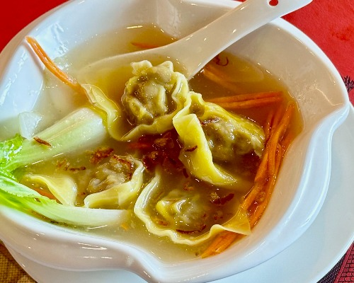18. Won Ton Soup (Short soup)云吞汤