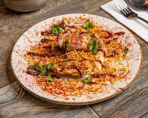 Egg Ragada Chaat