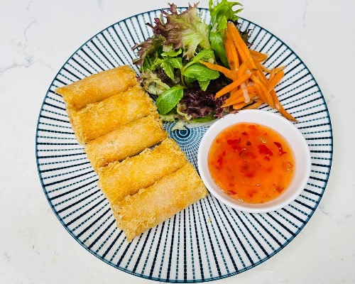 SAIGON VEGETARIAN SPRINGROLL (contain nut & milk)