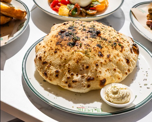 Wood-fire Schiacciata (PIZZA BREAD)