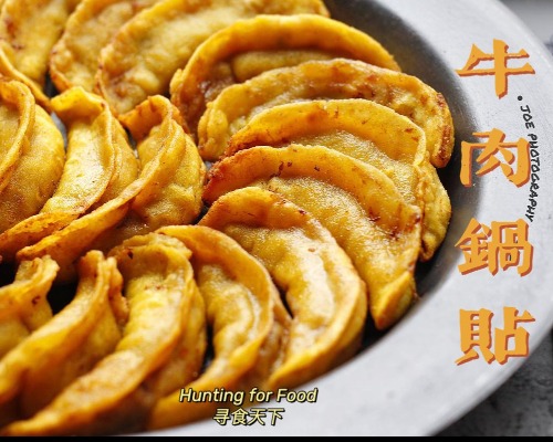 牛肉锅贴^Pan Fried Beef Dumplings (12pcs)