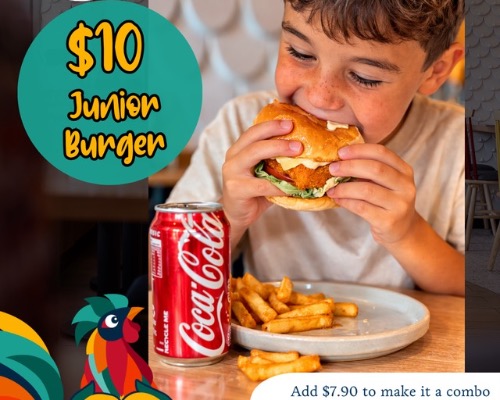 $10 Junior Burger