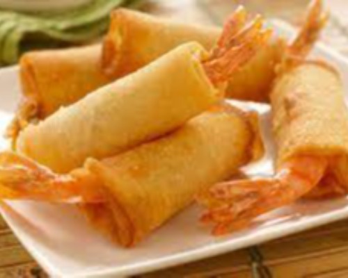 E7 prawn spring roll虾春卷