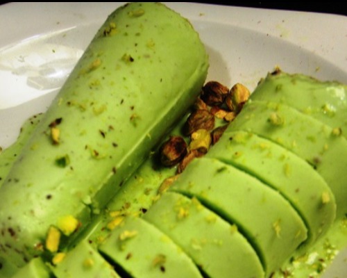 Pistacho kulfi (Indian Ice-cream)