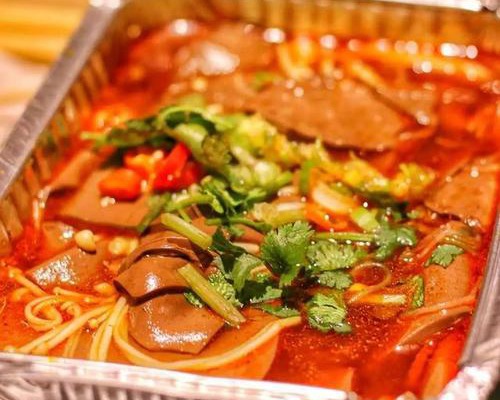 锡纸麻辣嫩鸭血Grilled Duck Blood