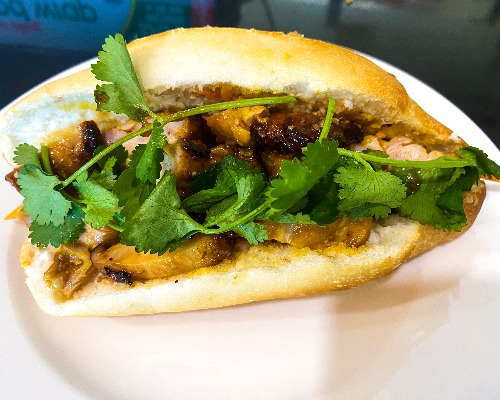 Banh Mi Grilled Chicken (Vietnamese baguette grilled chicken)