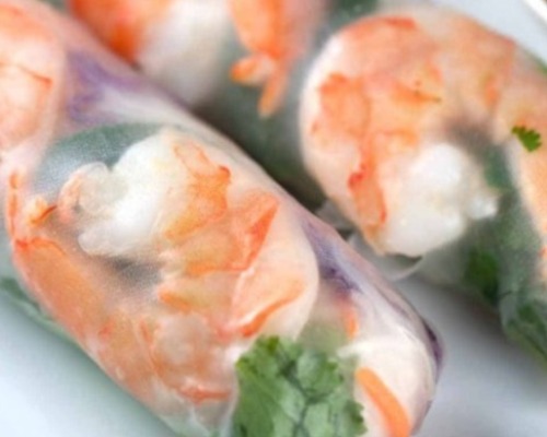 Prawn Rice Paper Rolls (2 pcs)