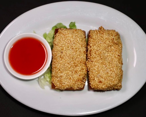 12芝麻虾Sesame Prawn Toast(2pcs)