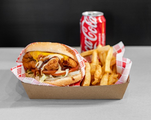Chicken Snitzel Burger