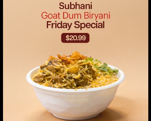 subhani goat dum biryani