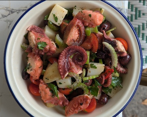 House-Pickled Octopus Salad