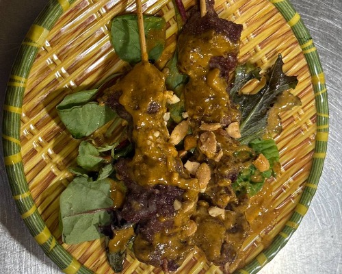 7.Beef Satay Sticks (2pcs)