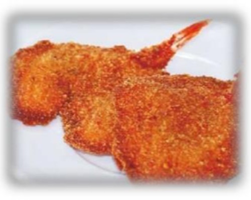 21) 吉列虾 Prawn Cutlet