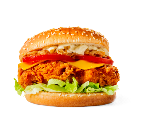 12. Chicken Cheese Burger