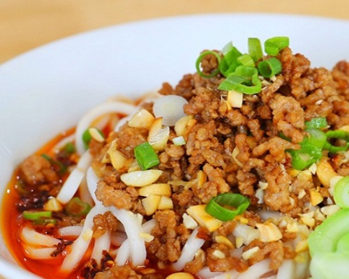 担担面^Dan-Dan Noodles with Spicy Pork Sauce (dried)