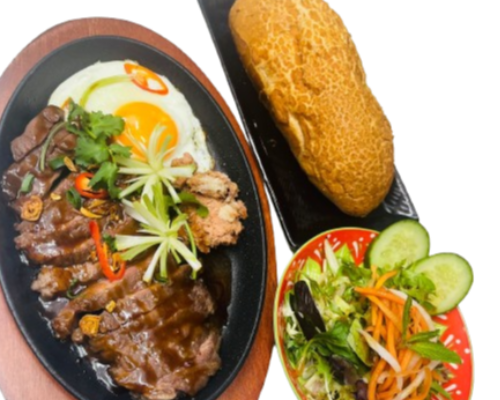 Sizzling Beef Steak (Bò né)