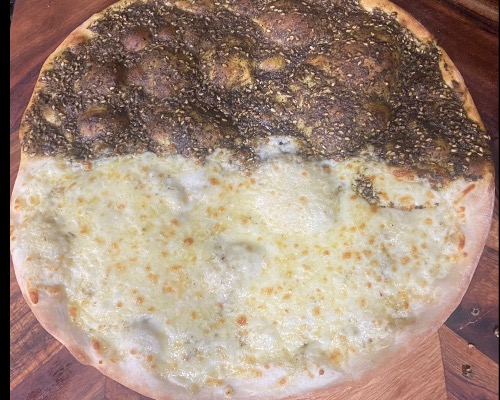 HALF ZAATAR HALF CHEESE