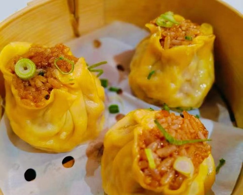 <蛋黄烧麦>Egg Yolk siu mai  (3 pcs)