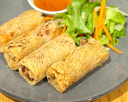 Mixed Vegetable: Net Spring Rolls