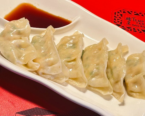 2. HOMEMADE Prawn Dumpling(6pcs)虾饺子