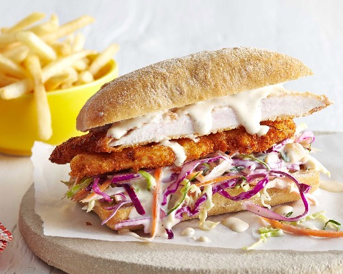 Chicken Schnitzel Roll