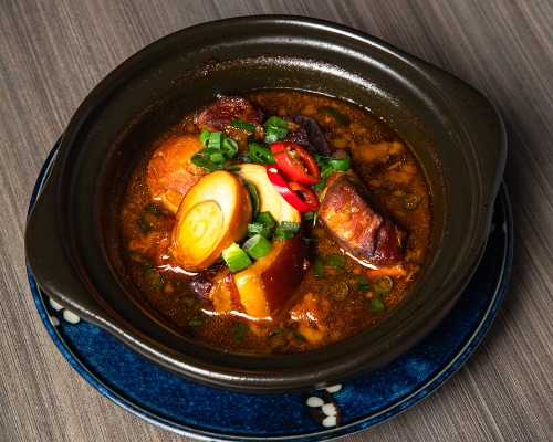 Braised Pork Belly with Egg with Rice