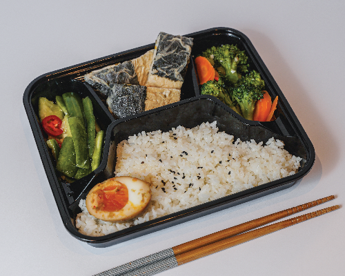 Vegetarian Fish Fillet Rice 素白帶魚飯
