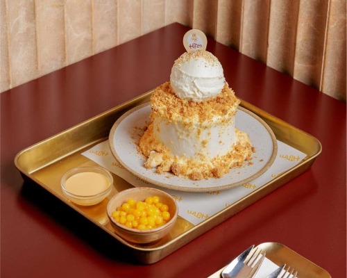 Salted Egg Coconut Bingsu