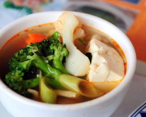 Tom Yum Tofu And Vegetable