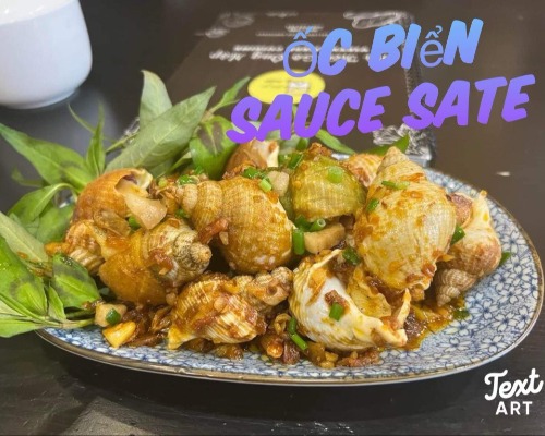 Ốc Biển New Zealand Sa Tế — New Zealand Snails Cook with Sate Sauce