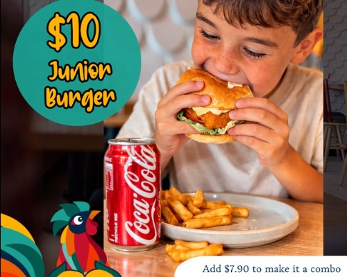 $10 Junior Burger