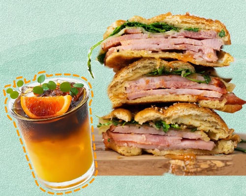 HCT Sandwich +Orange Americano