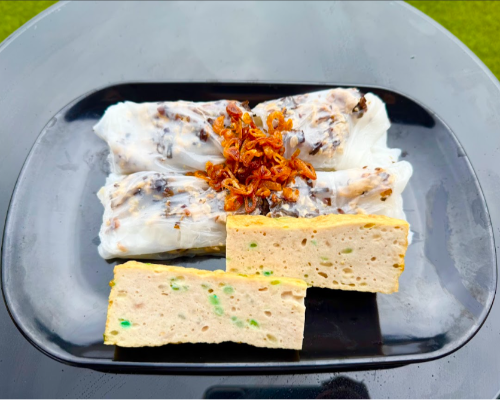 6. Rolls With Green Rice Pork Loaf