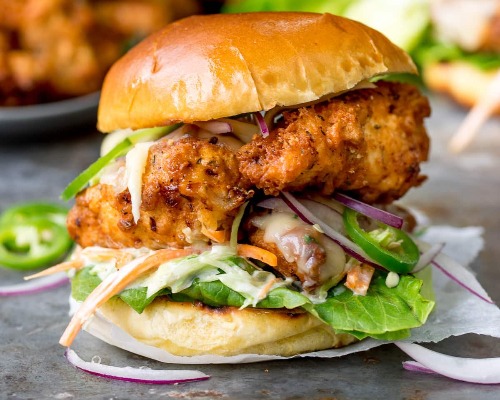 Chicken Tender Burger