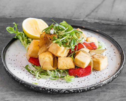Salt & pepper tofu: