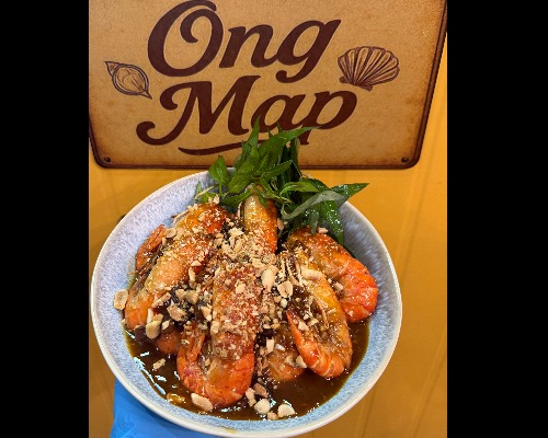 Tôm Càng Sốt Me — Giant River Prawns with Tamarind Sauce