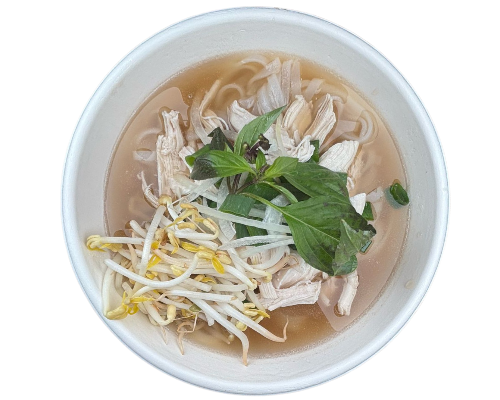 Pho with Poached Chicken