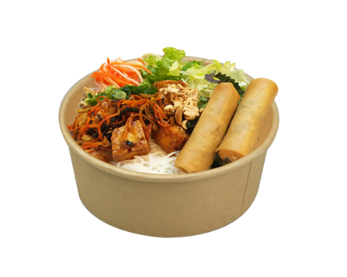 Vermicelli with Fried Spring Roll