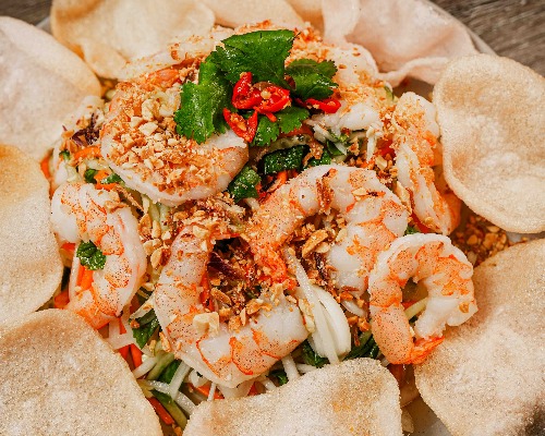 Pork & Prawn Salad