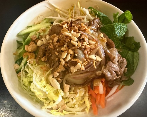Bún Bò Xào Mắm Nêm — Stir-fried Beef Vermicelli