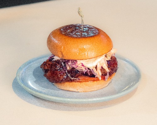 Korean Fried 'Chicken' Burger