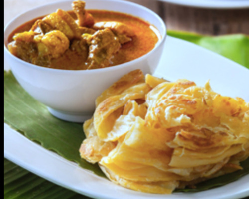 Chicken Curry With Roti