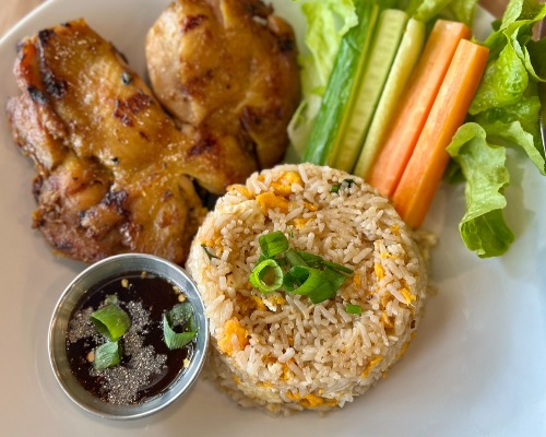 BBQ Chicken - Egg Fried Rice