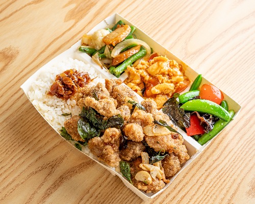 B3 鹽酥雞便當/ CRISPY POPCORN CHICKEN BENTO